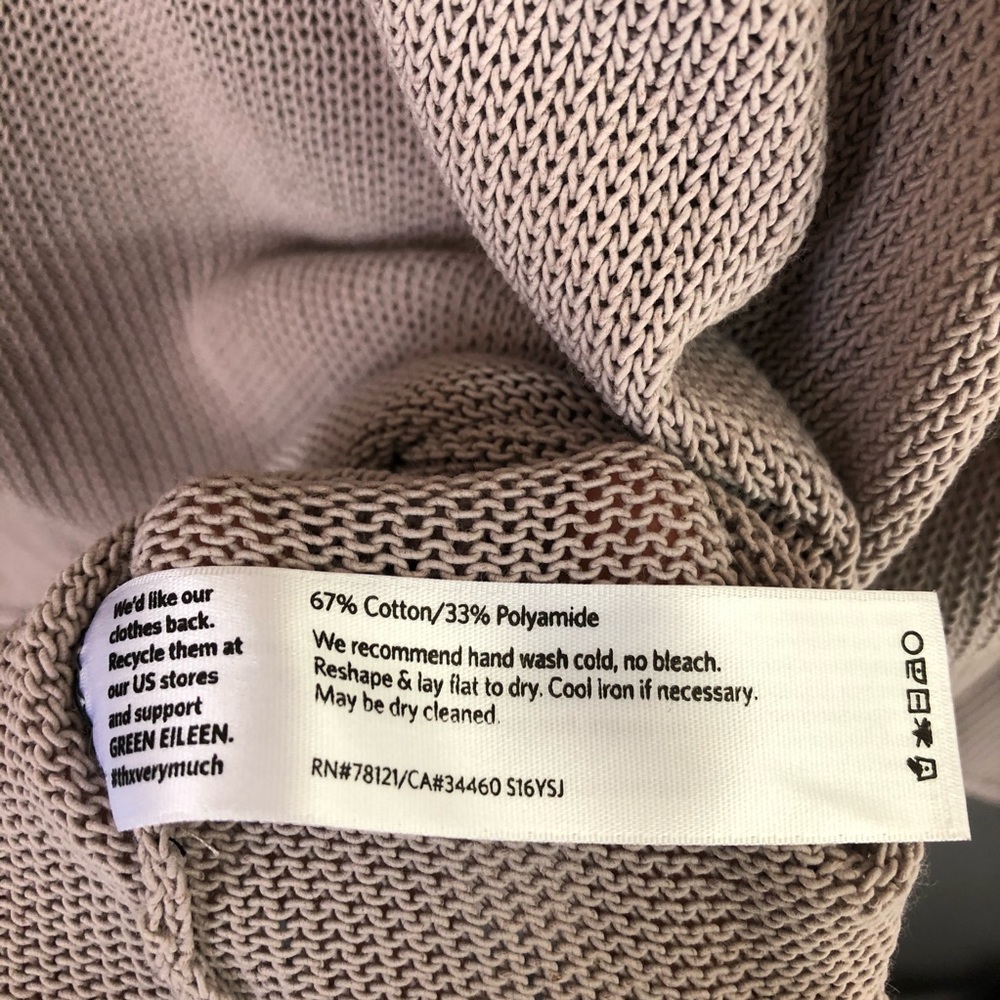 Eileen Fisher Cropped Oversize Sweater - Picture 4 of 7